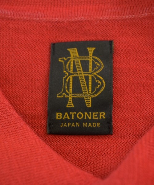BATONER（バトナー）ポロシャツ 赤 サイズ:2(M位) メンズ/2200727265609
