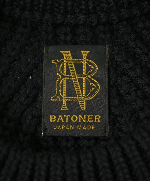 BATONER（バトナー）ニット・セーター 黒 サイズ:1(S位) メンズ/2200717243013