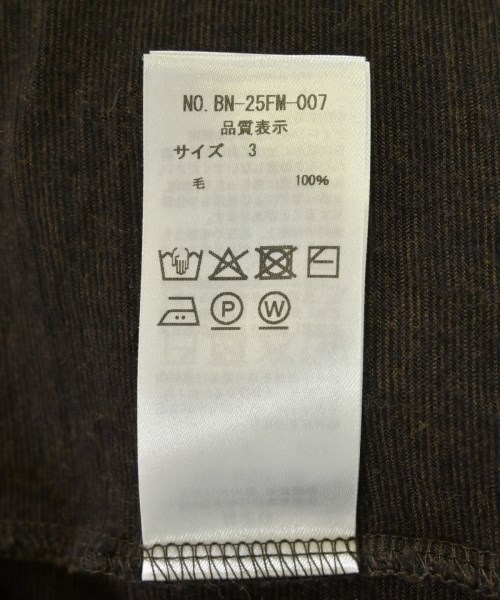 BATONER（バトナー）Tシャツ・カットソー 茶 サイズ:3(L位) メンズ/2200720721027