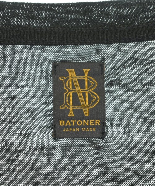 BATONER（バトナー）Tシャツ・カットソー 黒 サイズ:2(M位) メンズ/2200722333068