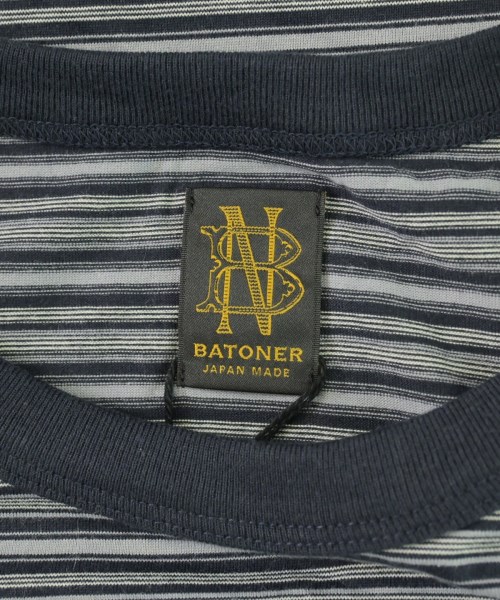 BATONER（バトナー）Tシャツ・カットソー 紺 サイズ:3(L位) メンズ/2200722024027