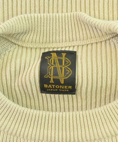 BATONER（バトナー）ニット・セーター ベージュ サイズ:-(L位) メンズ/2200724082056