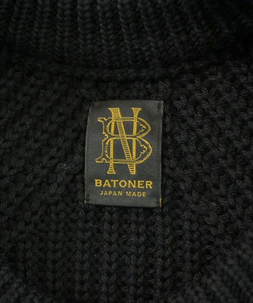 BATONER（バトナー）ニット・セーター 黒 サイズ:1(S位) メンズ/2200724774081