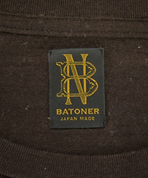 BATONER（バトナー）Tシャツ・カットソー 茶 サイズ:M メンズ/2200725505035