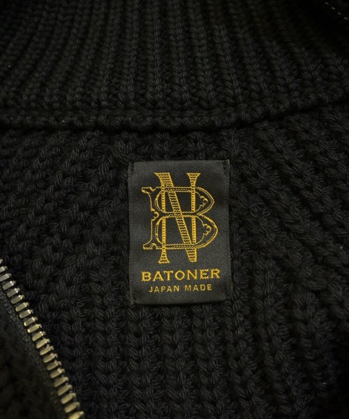 BATONER（バトナー）カーディガン 黒 サイズ:2(M位) メンズ/2200725841034