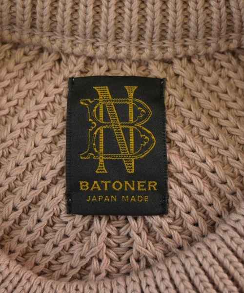 BATONER（バトナー）ニット・セーター ピンク サイズ:1(S位) メンズ/2200726691041