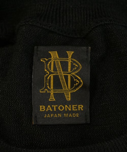 BATONER（バトナー）ニット・セーター 黒 サイズ:3(L位) メンズ/2200727697011