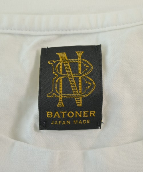 BATONER（バトナー）Tシャツ・カットソー 白 サイズ:2(M位) メンズ/2200679772064