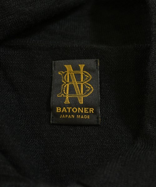 BATONER（バトナー）ニット・セーター 黒 サイズ:1(S位) メンズ/2200683054026