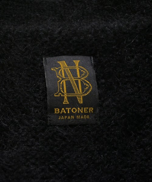 BATONER（バトナー）カーディガン 黒 サイズ:3(L位) メンズ/2200686239017