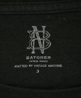 BATONER（バトナー）Tシャツ・カットソー 黒 サイズ:3(L位) メンズ/2200693171201