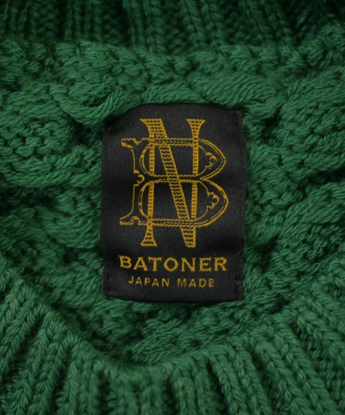 BATONER（バトナー）ニット・セーター 緑 サイズ:1(S位) レディース/2200594229124