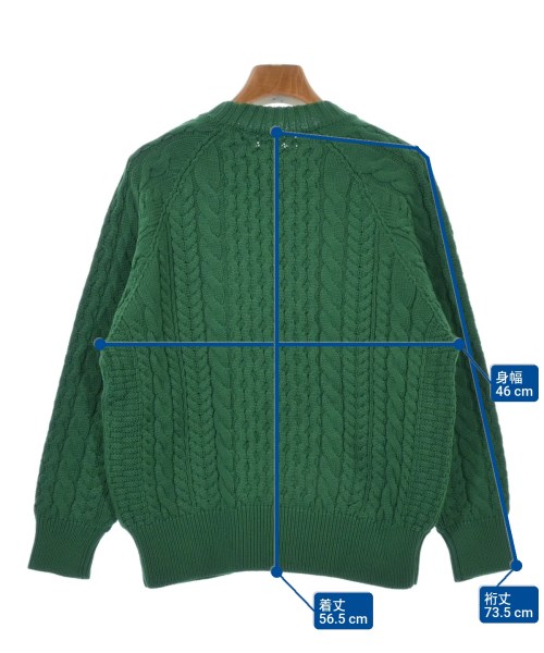 BATONER（バトナー）ニット・セーター 緑 サイズ:1(S位) レディース/2200594229124