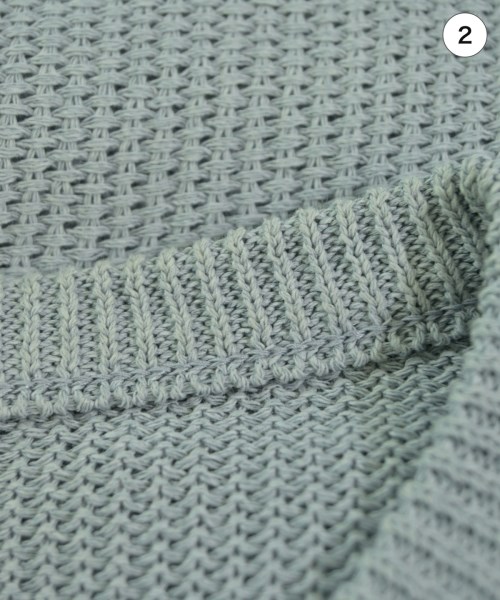 BATONER（バトナー）カーディガン 青 サイズ:2(M位) レディース/2200610347252