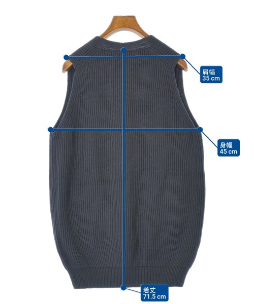 BATONER（バトナー）ベスト 紺 サイズ:1(S位) レディース/2200643541184