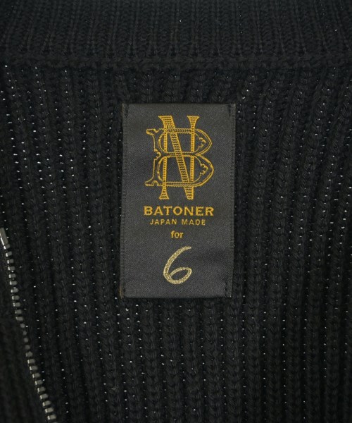 BATONER（バトナー）カーディガン 黒 サイズ:F レディース/2200621486018