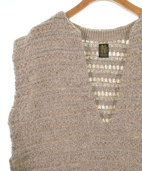 BATONER（バトナー）ベスト/ノースリーブ 茶 サイズ:2(M位) レディース/2200625741052