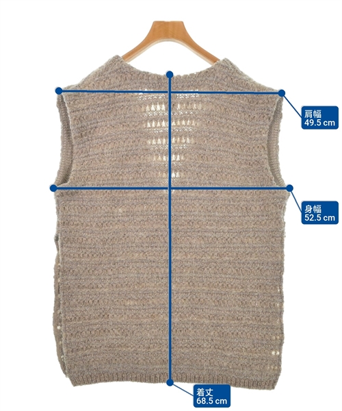 BATONER（バトナー）ベスト/ノースリーブ 茶 サイズ:2(M位) レディース/2200625741052