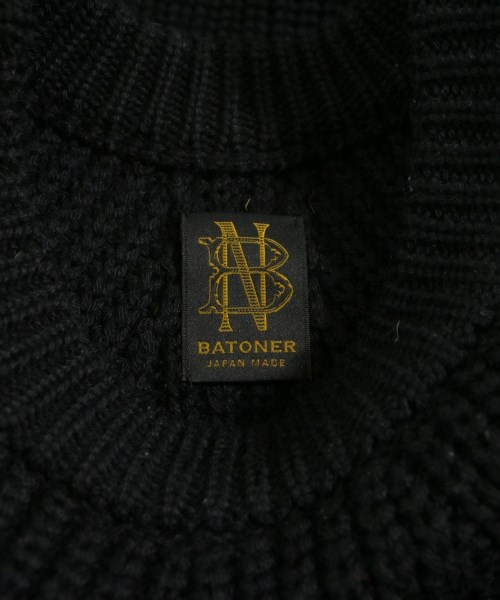 BATONER（バトナー）ニット・セーター 黒 サイズ:1(S位) レディース/2200630396063