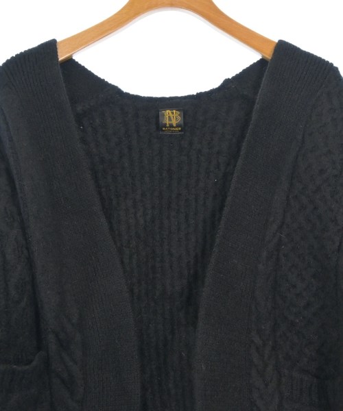 BATONER（バトナー）カーディガン 黒 サイズ:1(S位) レディース/2200618521029
