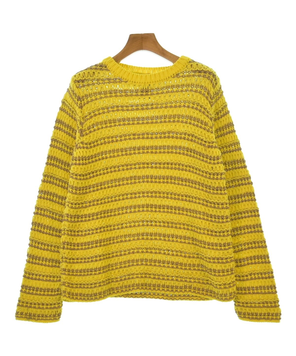 BATONER（バトナー）ニット・セーター 黄 サイズ:1(S位) レディース