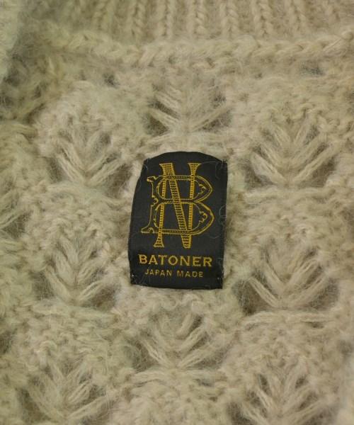 BATONER（バトナー）ベスト/ノースリーブ ベージュ サイズ:1(S位) レディース/2200673603012