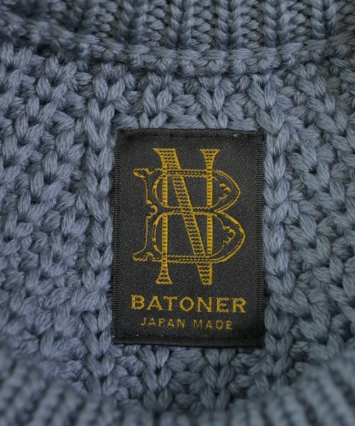 BATONER（バトナー）ニット・セーター 青 サイズ:1(S位) レディース/2200687107018