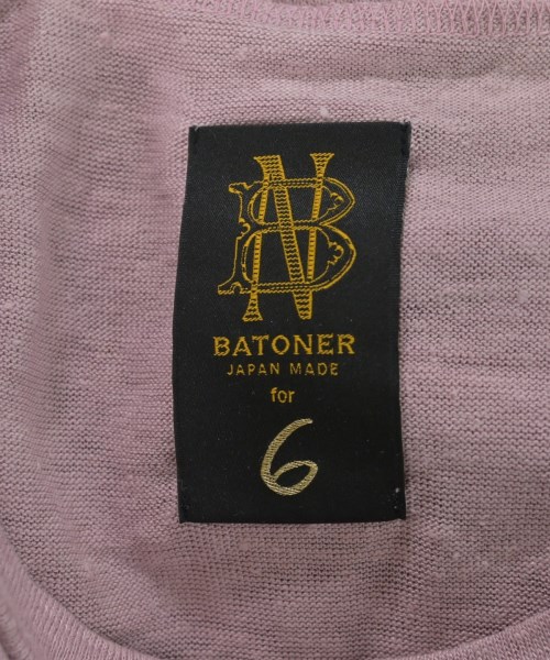 BATONER（バトナー）Tシャツ・カットソー ピンク サイズ:F レディース/2200698967052