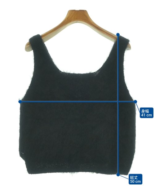 BATONER（バトナー）ベスト/ノースリーブ 黒 サイズ:F レディース/2200648768227