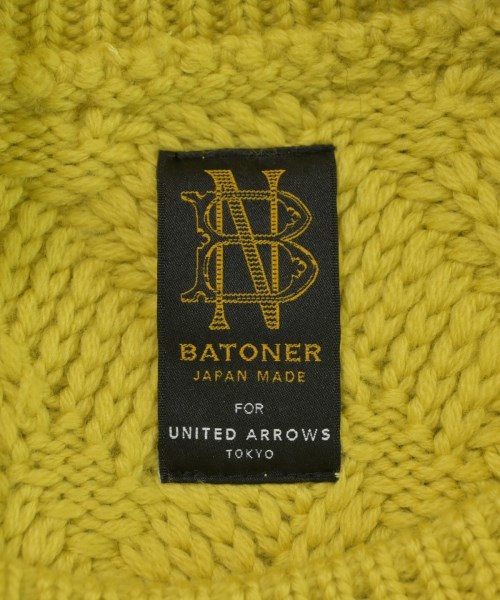 BATONER（バトナー）ニット・セーター 黄 サイズ:F レディース/2200706435559