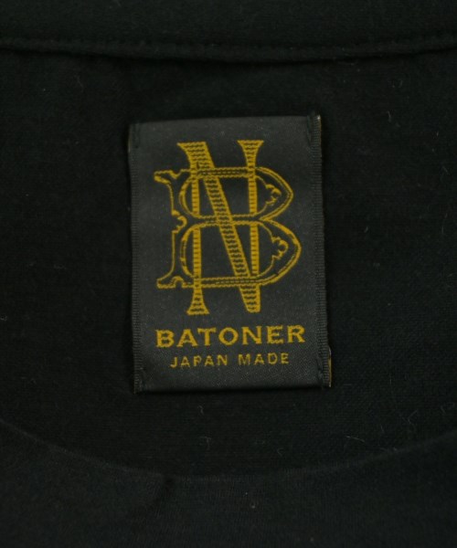 BATONER（バトナー）Tシャツ・カットソー 黒 サイズ:1(S位) レディース/2200716149019