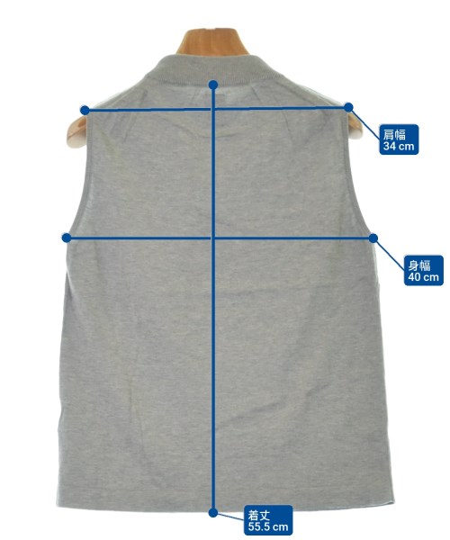 BATONER（バトナー）ニット・セーター グレー サイズ:1(S位) レディース/2200645180053