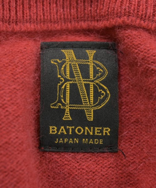 BATONER（バトナー）ニット・セーター 赤 サイズ:2(M位) レディース/2200703170040