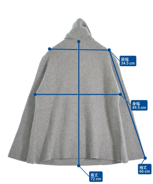 BATONER（バトナー）ニット・セーター グレー サイズ:1(S位) レディース/2200663181094