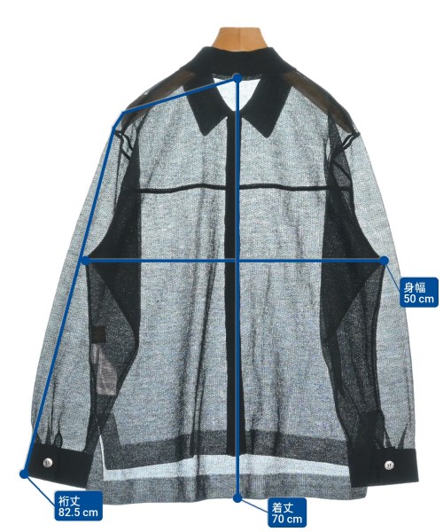 BATONER（バトナー）ブラウス 黒 サイズ:F レディース/2200660940083