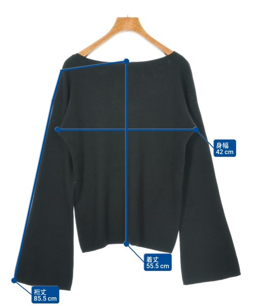 Drawing Numbers（ドローイングナンバーズ）ニット・セーター 黒 サイズ:38(M位) レディース/2200632813018