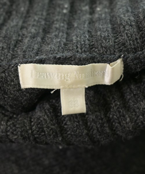 Drawing Numbers（ドローイングナンバーズ）ニット・セーター グレー サイズ:38(M位) レディース/2200625142040