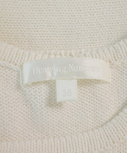 Drawing Numbers（ドローイングナンバーズ）ニット・セーター 白 サイズ:38/38(M位) レディース/2200618973026