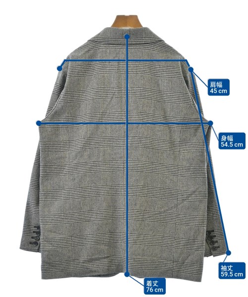 Drawing Numbers（ドローイングナンバーズ）カジュアルジャケット グレー サイズ:38(M位) レディース/2200641297021