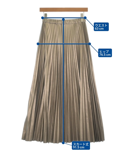 Drawing Numbers（ドローイングナンバーズ）ロング・マキシ丈スカート ゴールド サイズ:36(S位) レディース/2200625741014