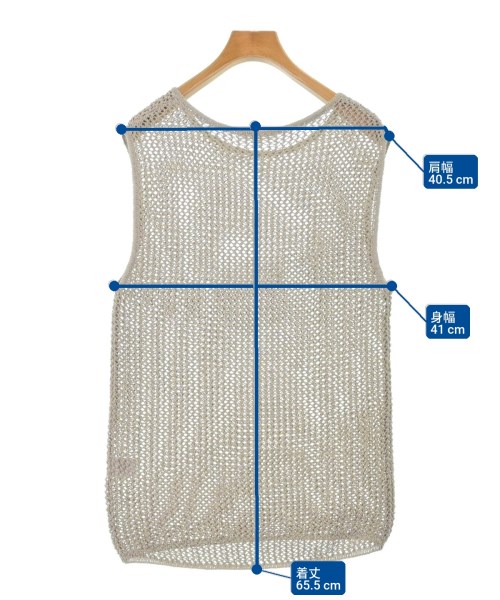 Drawing Numbers（ドローイングナンバーズ）ベスト ベージュ サイズ:38(M位) レディース/2200616766460