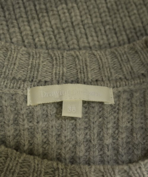 Drawing Numbers（ドローイングナンバーズ）ニット・セーター グレー サイズ:38(M位) レディース/2200671788056