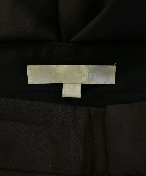 Drawing Numbers（ドローイングナンバーズ）スラックス 茶 サイズ:38(M位) レディース/2200678919033