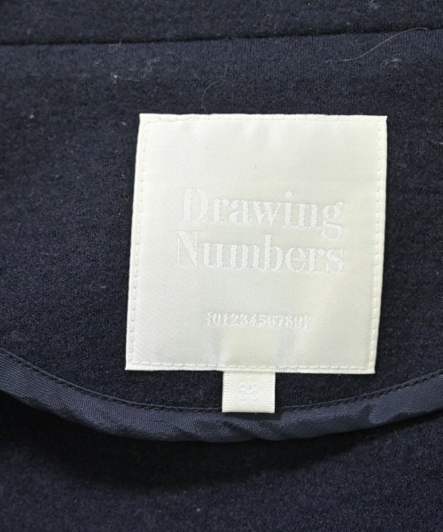 Drawing Numbers（ドローイングナンバーズ）ピーコート 紺 サイズ:38(M位) レディース/2200691525013