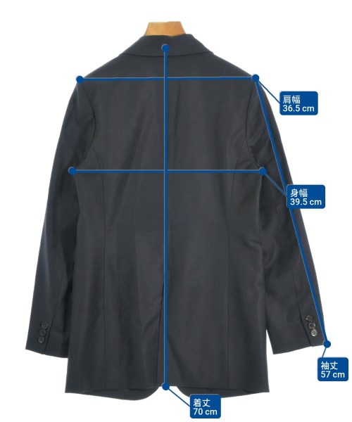 Drawing Numbers（ドローイングナンバーズ）ジャケット 黒 サイズ:36(S位) レディース/2200649249022