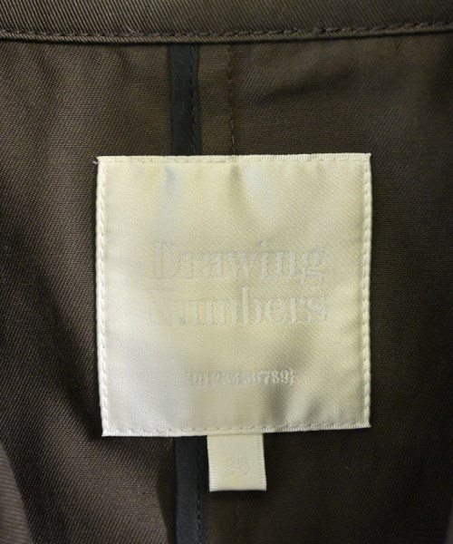 Drawing Numbers（ドローイングナンバーズ）トレンチコート 茶 サイズ:38(M位) レディース/2200656743049