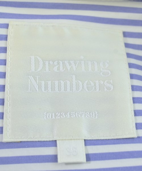 Drawing Numbers（ドローイングナンバーズ）カジュアルシャツ 青 サイズ:38(M位) レディース/2200642668127