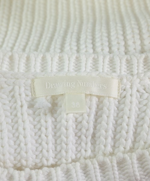 Drawing Numbers（ドローイングナンバーズ）ニット・セーター 白 サイズ:38(M位) レディース/2200642784087