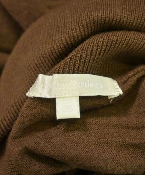 Drawing Numbers（ドローイングナンバーズ）ニット・セーター 茶 サイズ:38(M位) レディース/2200660338026
