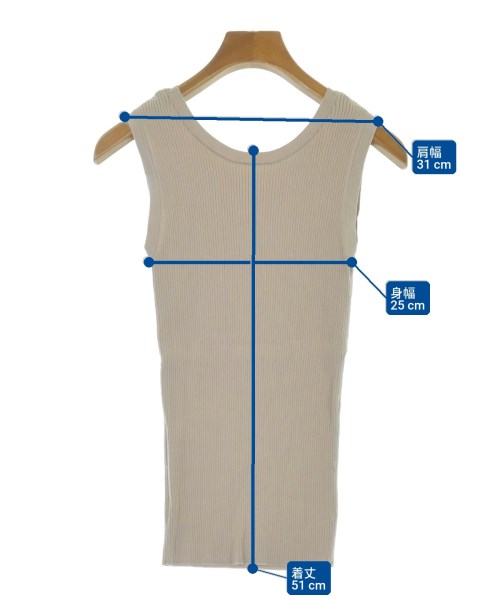 Drawing Numbers（ドローイングナンバーズ）ベスト/ノースリーブ ベージュ サイズ:38(M位) レディース/2200658372537